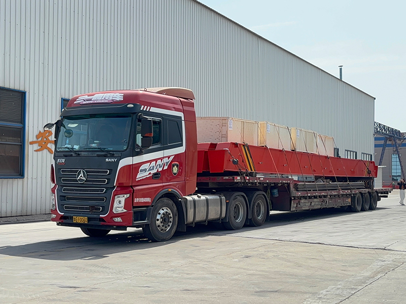 歐式電動單梁 HD10t-16.5m  制作完成 裝車發出